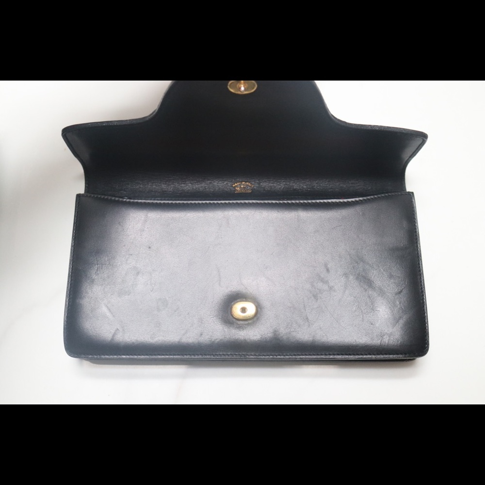 VINTAGE black/red leather Gucci - Picture 5 of 8